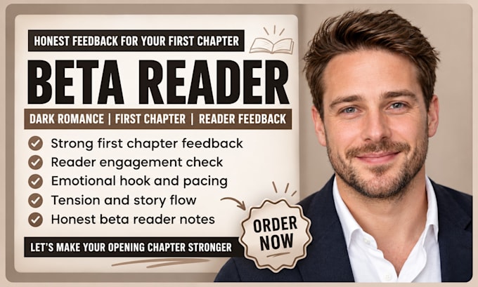 beta read your first chapter for dark romance reader engagement