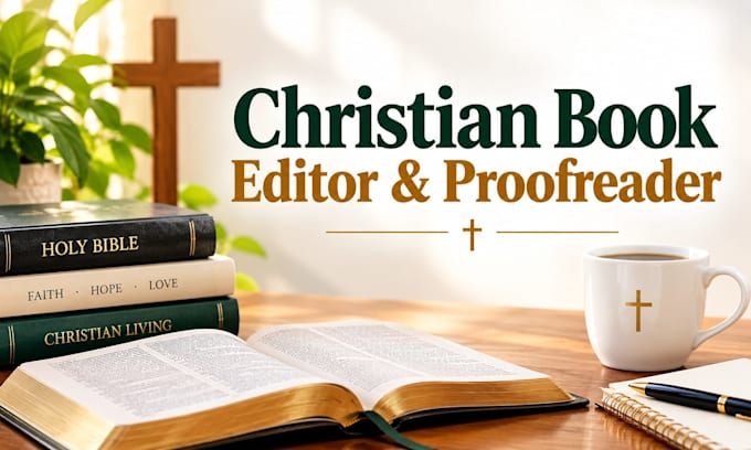 be your christian book editor and proofreader