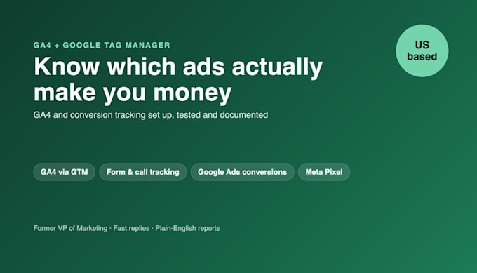 set up ga4 and google tag manager conversion tracking