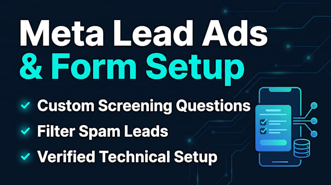 set up meta lead ads with qualification forms and make automation