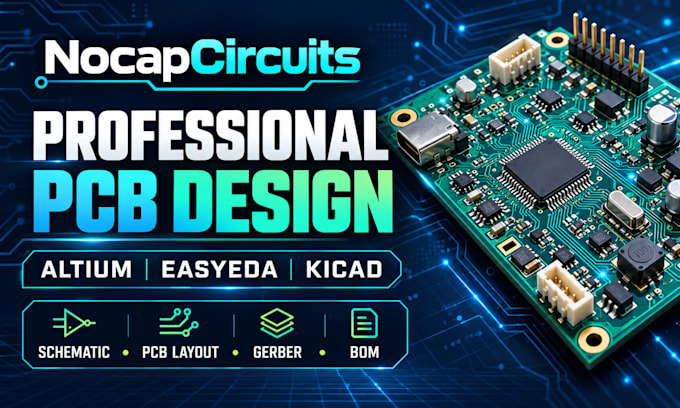 design pcb schematics and layouts in easyeda