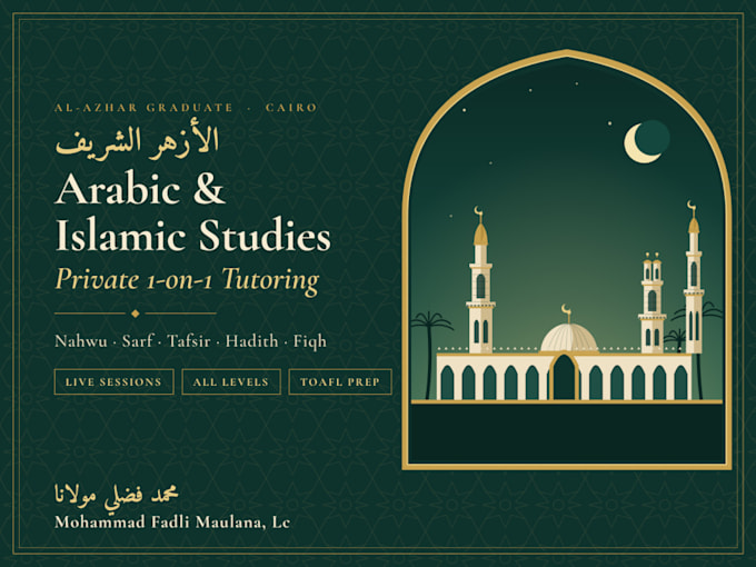 tutor you in arabic and islamic studies