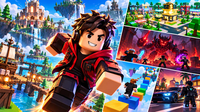 build roblox full game creation, roblox builder, map, roblox game developer