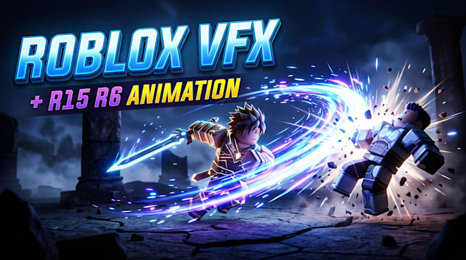 create roblox combat r15 animations vfx ability, sfx, and battleground effects