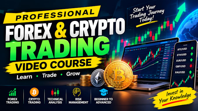 create quality forex and crypto trading video course