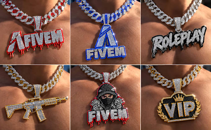 create fully iced, optimise and game ready fivem chain