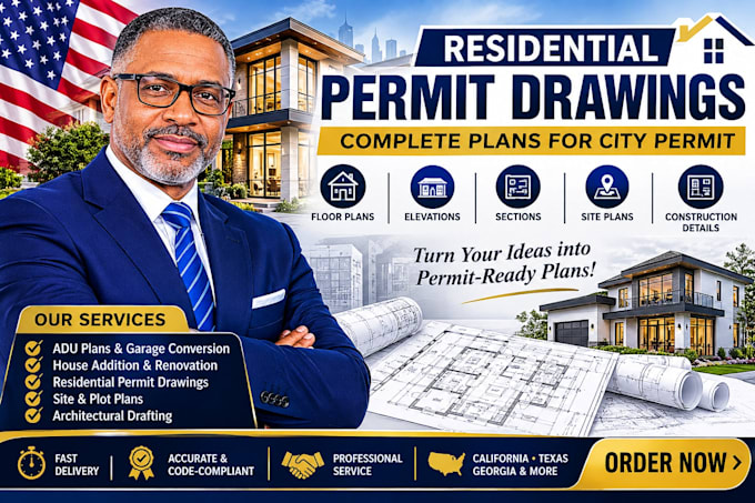 create residential building permit as a civil engineer
