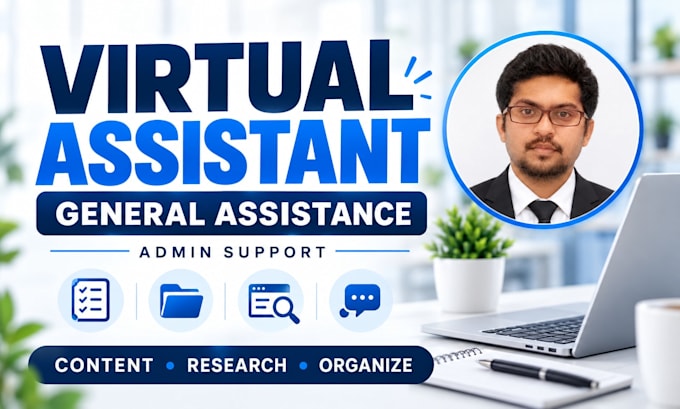 be your virtual assistant for admin support and website content