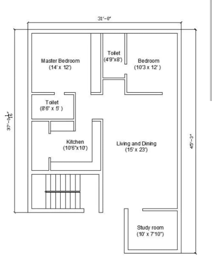 convert your pdf or sketch into 2d autocad drawing