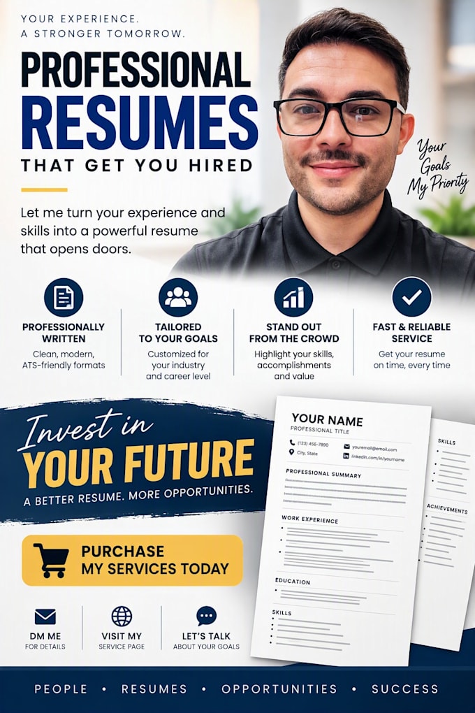 create a professional resume tailored just to you