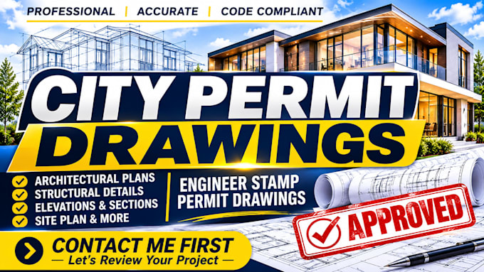 do city permit drawings as usa architect for permit plan permit engineer stamp