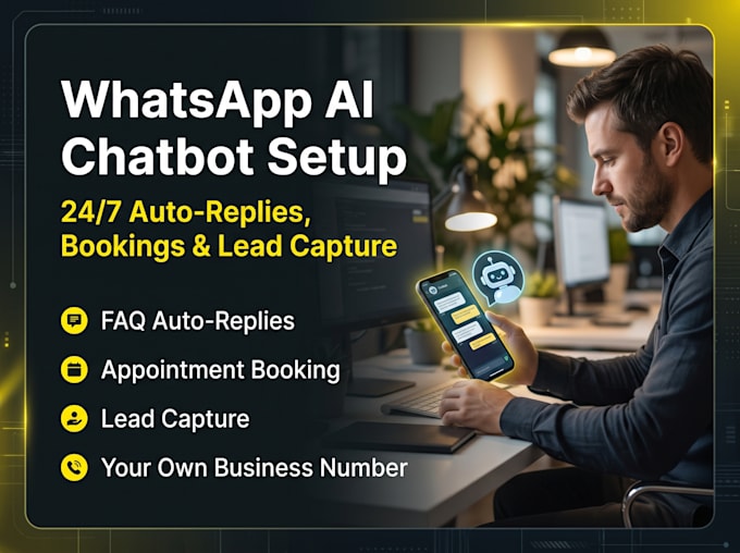 do whatsapp chatbot setup with ai automation for your business