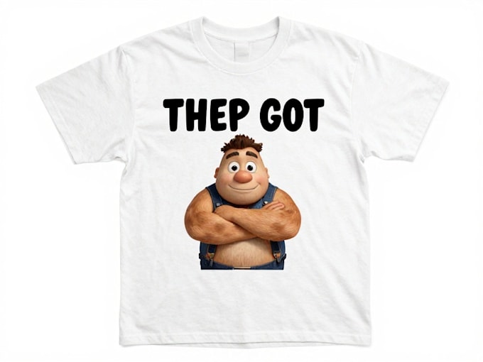 draw a custom funny meme t shirt design