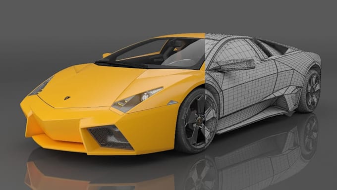 create 3d automotive, vehicle and aerospace cad models with rendering