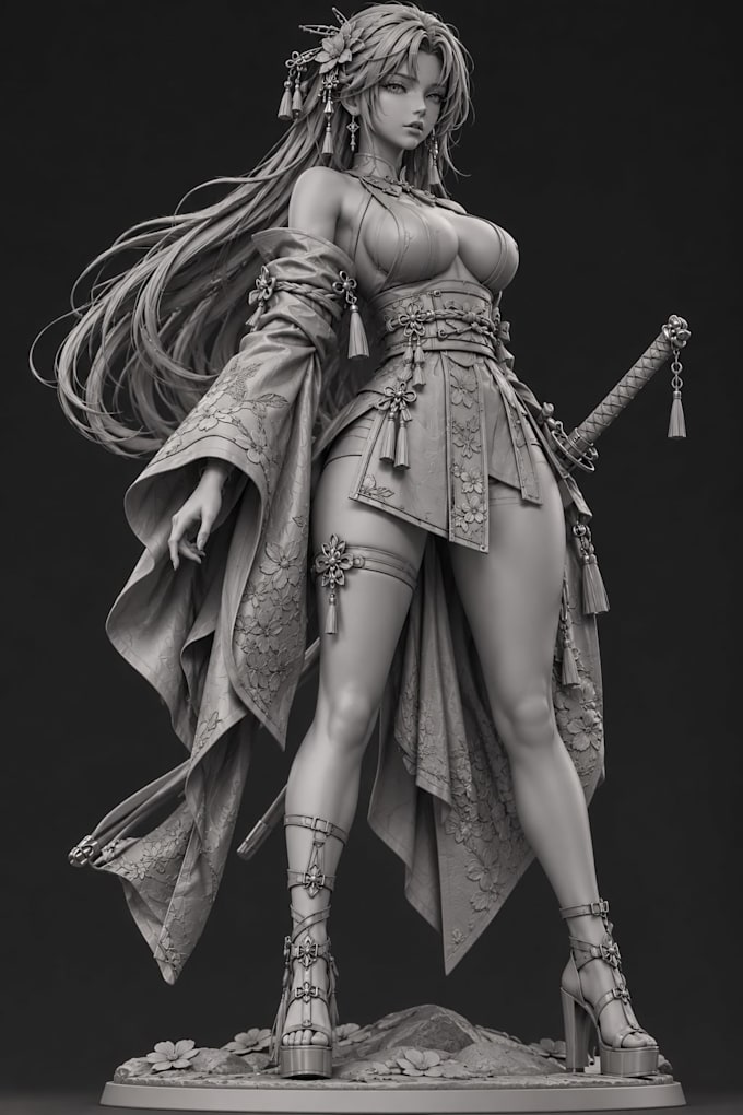 create detailed 3d fantasy characters and creature models