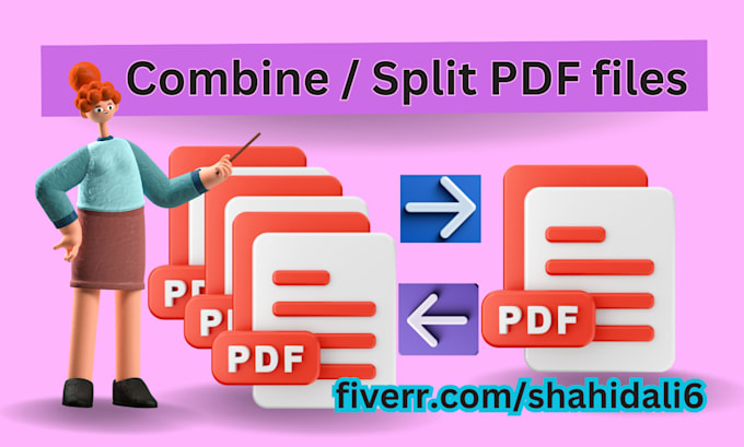 combine multiple PDF file into single or split into more