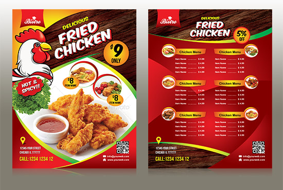 design a professional flyer for advertisement