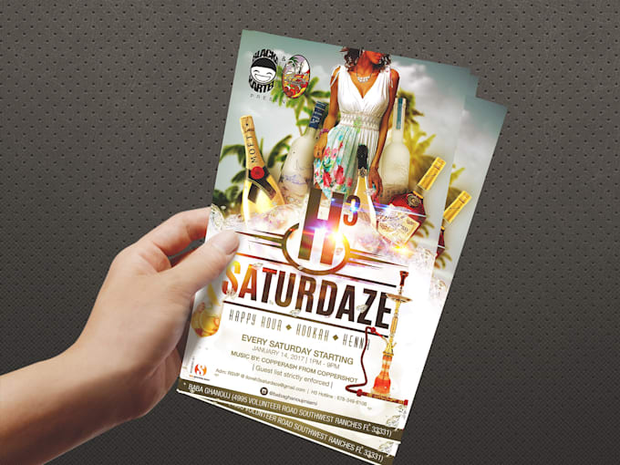 create eye catching flyers for your next big event