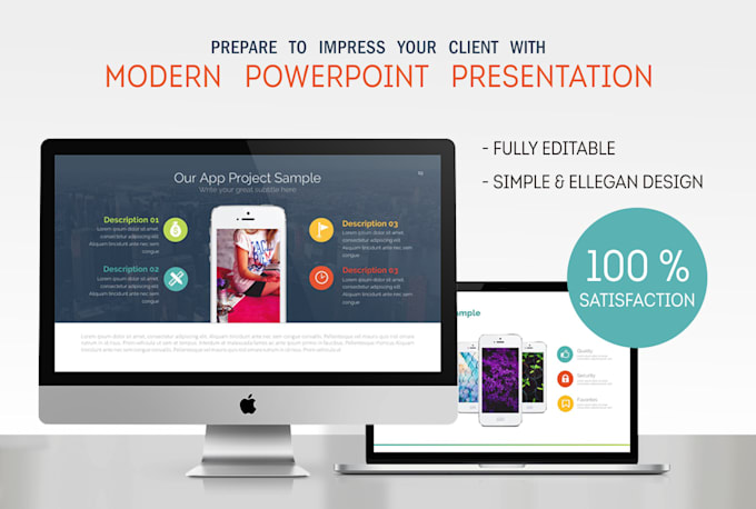 design modern and professional powerpoint presentation