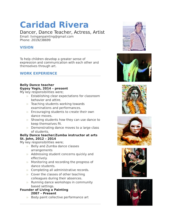 creat attractive, professional CV,resume in few hours