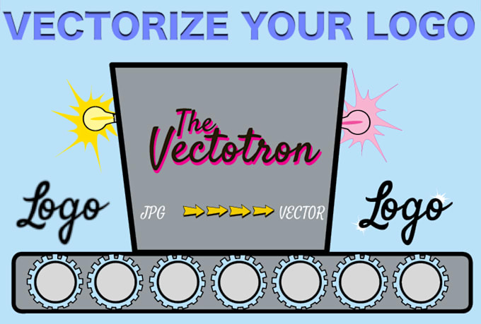 vectorize your brand or logo