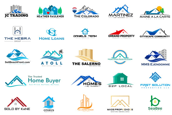 design professional and modern real estate logo for your brand