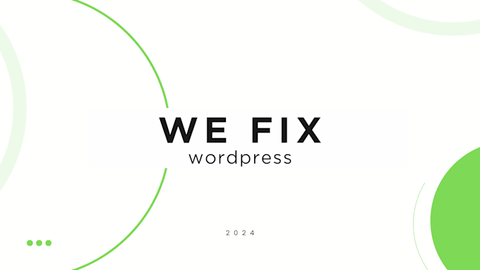 fix wordpress errors, bugs optimize website fast