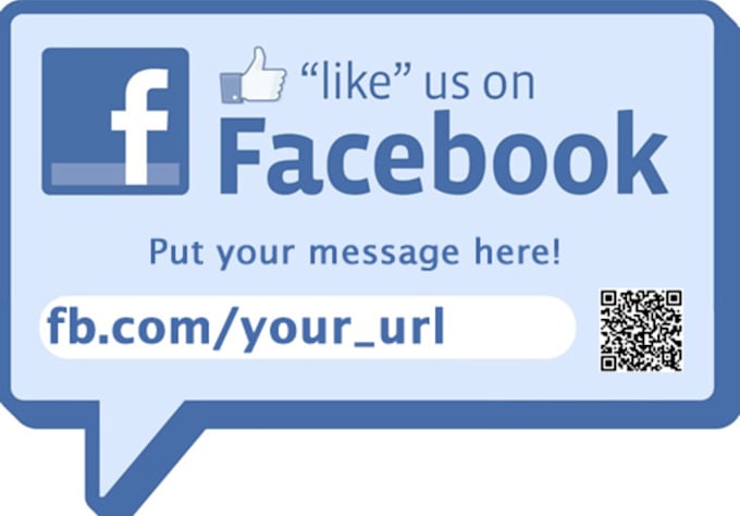 Create facebook bubble poster with your details to promote your ...