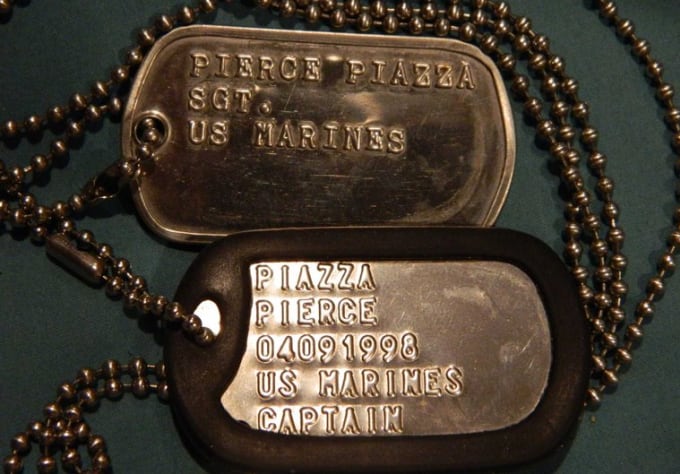 Authentic sales dog tags