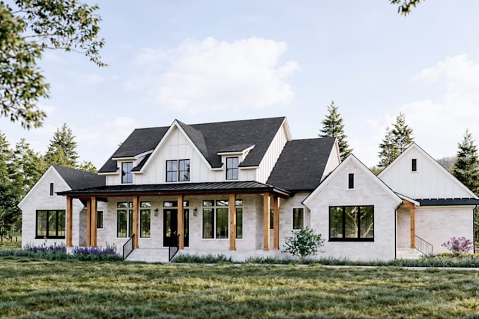 create photorealistic exterior renders for residential houses in the US and UK