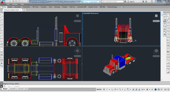 Design And Create 3d Models And 2d Work On Autocad By Streetrider43