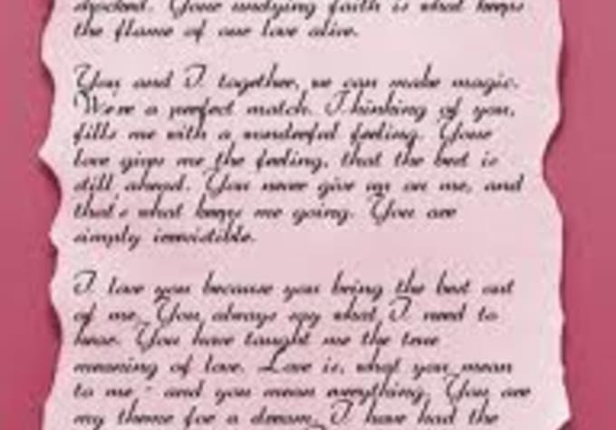 Write you a graphic love letter as your girlfriend by Uselesstalent