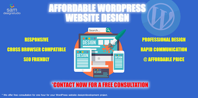 design affordable wordpress website