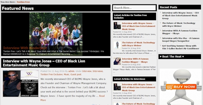publish your celebrity interview on my blog