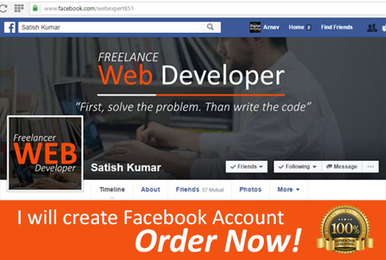 create complete Facebook Account