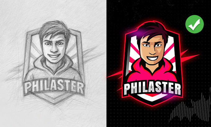 create a vector logo design with copyright