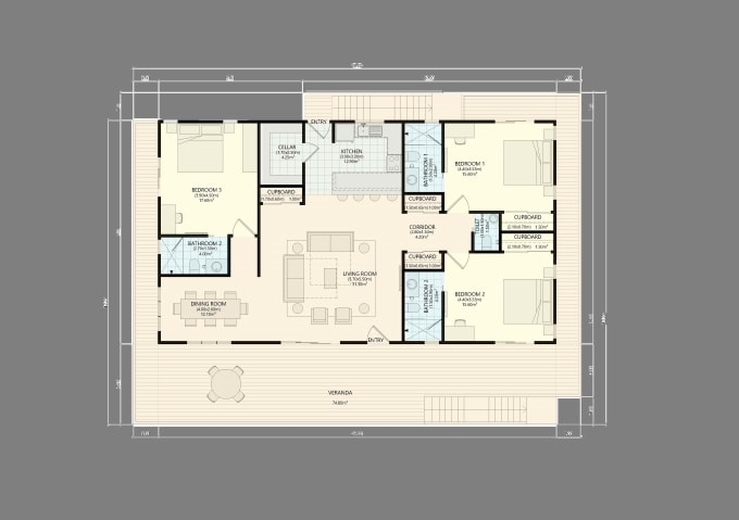 do 2d archiectural drawings, 2d floor plans