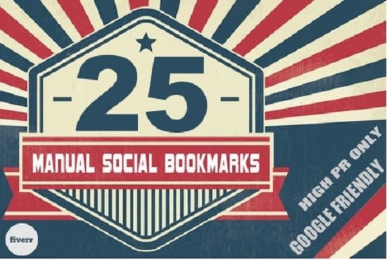 manually submit your site to high da 15 bookmarking sites