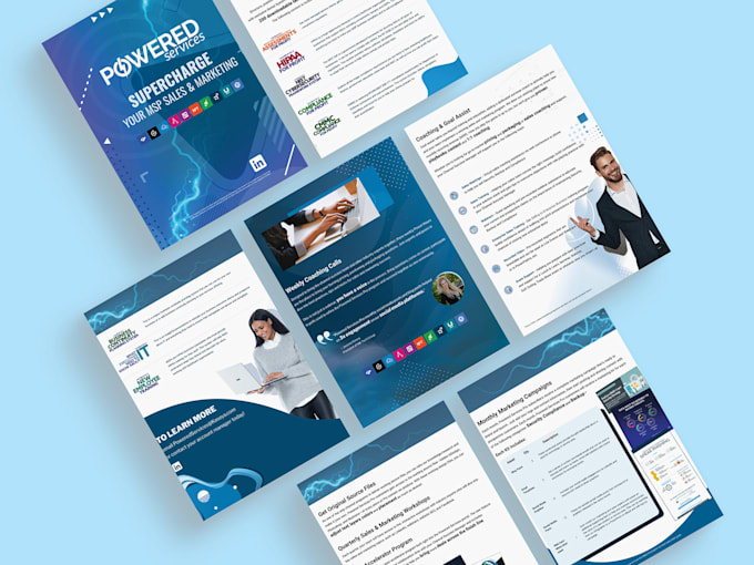 create a professional flyer, PDF, brochure, or cover