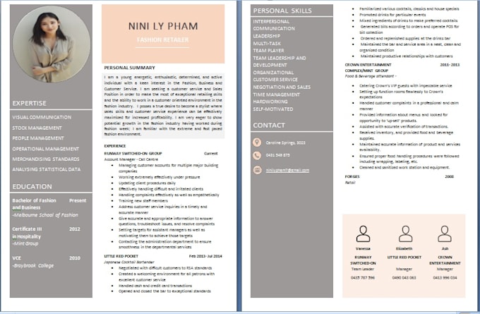 Provide Resume Writing Services By Serahp
