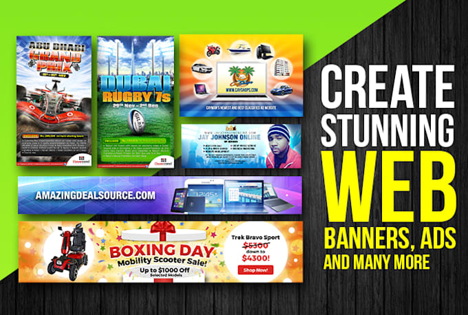 design professional banners, instagram ads, facebook ads