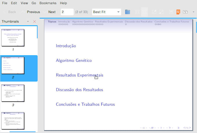make a Latex presentation from a ppt file