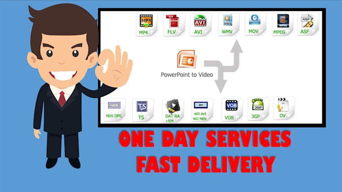 convert powerpoint to video fastdelivery and high quality