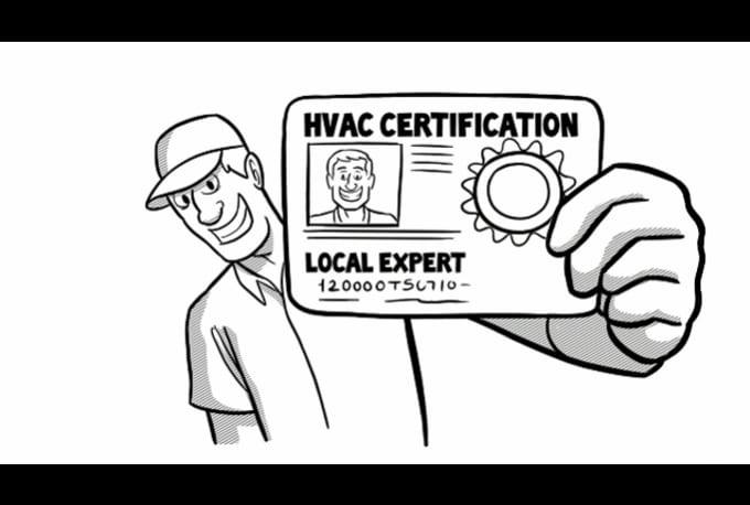 create a hvac contractor whiteboard video scribe