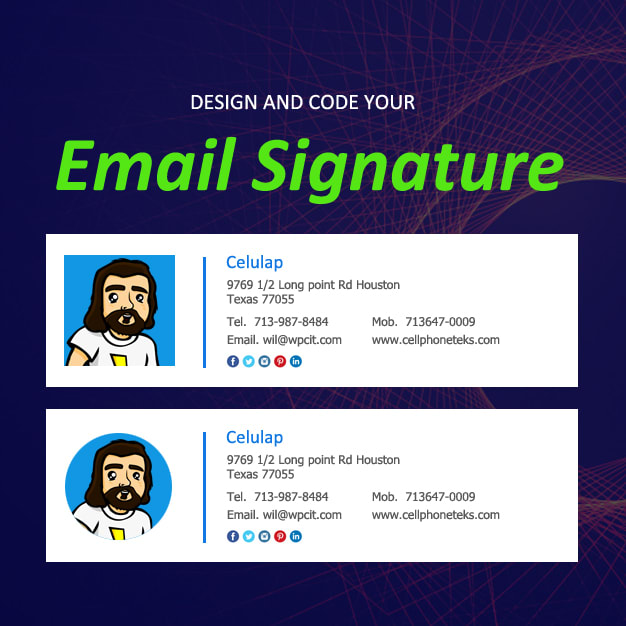 design and code your HTML email signature