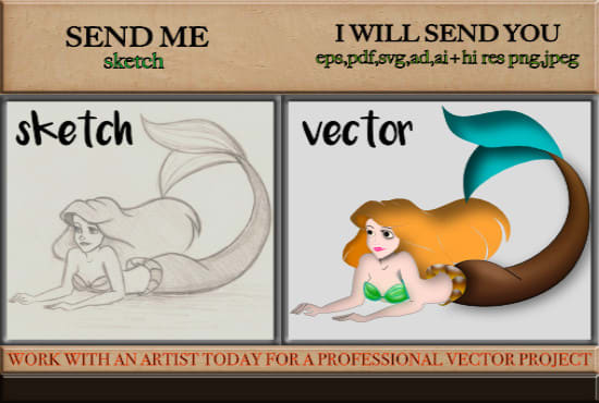 sketch,vectorise,trace,redraw poor logo or image within 6hr