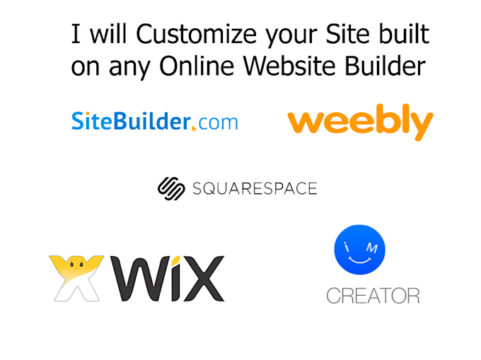 customize your website built on any sitebuilder