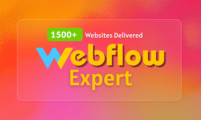 do webflow website design and webflow website development