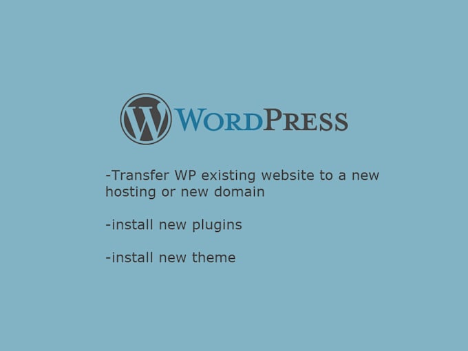 transfer, link, fix, migrate domain or hosting