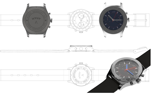 create any 2d drawing or 3d model in cad format